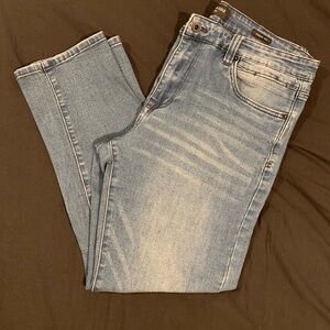 Kenneth Cole Blue Straight Jeans Classic Denim Style